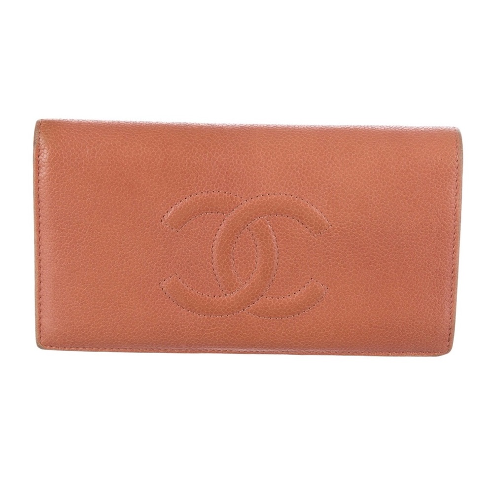 AUTHENTIC Chanel Caviar Timeless Bifold Wallet